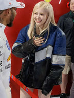 Ros�� Miami Grand Prix Racer Leather Jacket