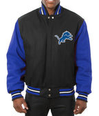 Royal Blue And Black Varsity Jacket