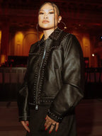 Ruby Ibarra A Night Of Pride Black Leather Jacket