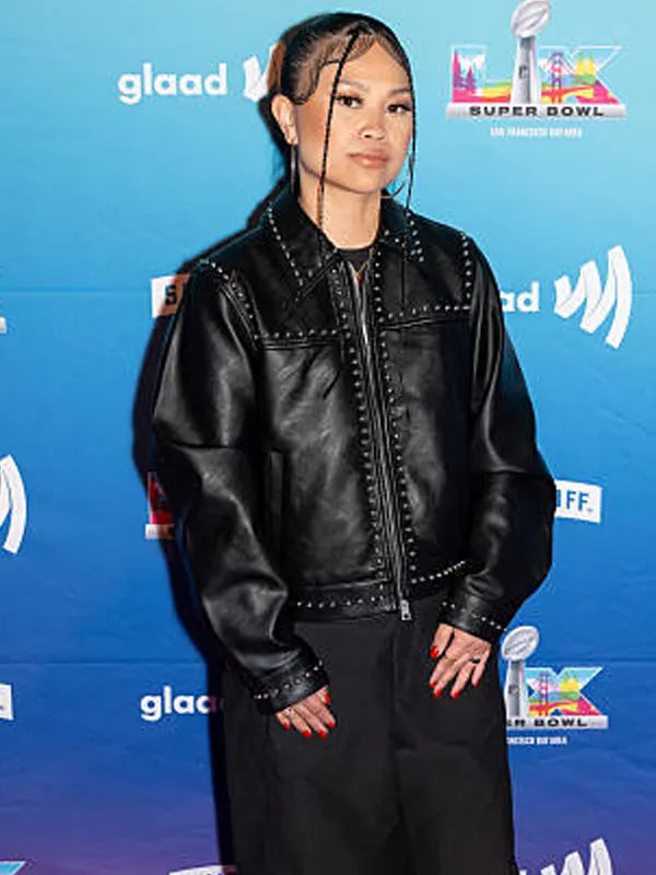 Ruby Ibarra A Night Of Pride Black Leather Jacket
