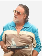 Russell Crowe The Get Out 2026 Velour Tracksuit