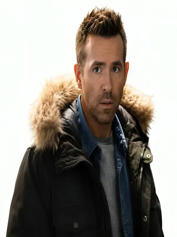 Ryan Reynolds Mayday 2026 Green Parka Hooded Jacket