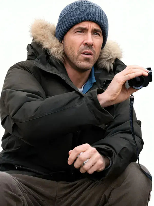Ryan Reynolds Mayday 2026 Green Parka Hooded Jacket