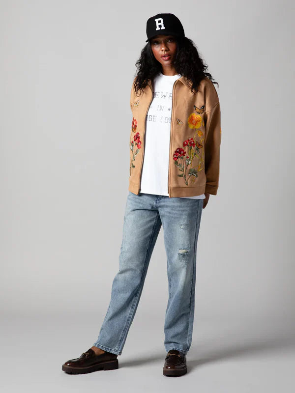 Ryoko Rain Monarch Clay Suede Work Jacket