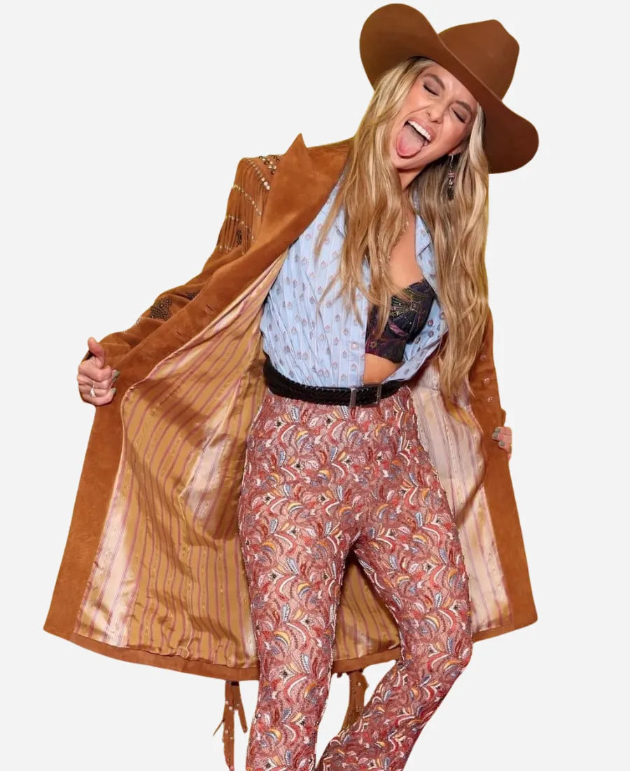 Lainey Wilson 2026 SXSW Premiere Fringe Coat
