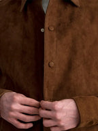 Sale Brown Suede Shirt