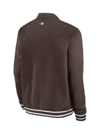 San-Diego-Padres-Full-Zip-Bomber-Jacket-Brown