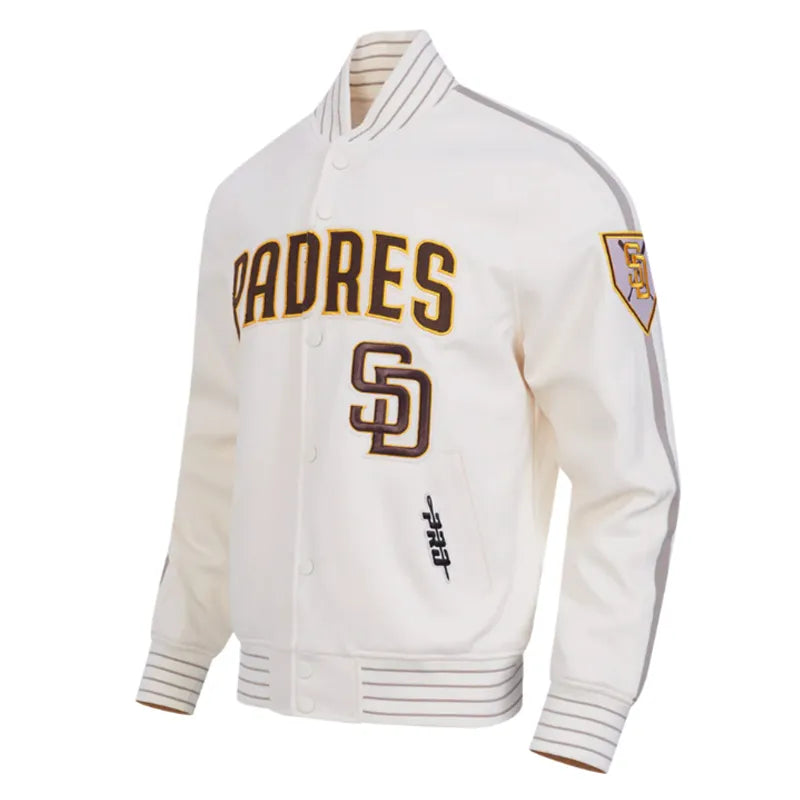 San Diego Padres Logo Game Day Eggshell Jacket For Men