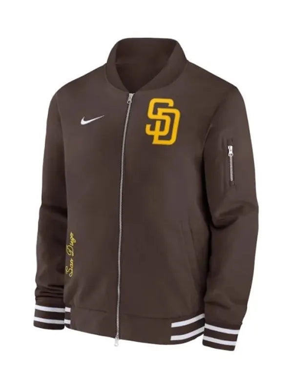 San-Diego-Padres-MLB-Brown-Jacket