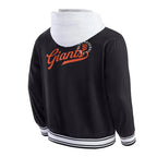 San Francisco Giants Black Cotton Hooded Jacket For Sale