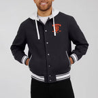 San Francisco Giants Black Cotton Hooded Jacket For men
