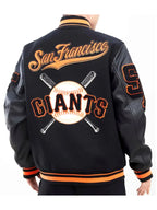 Varsity San Francisco Giants Mash Up Black Jacket