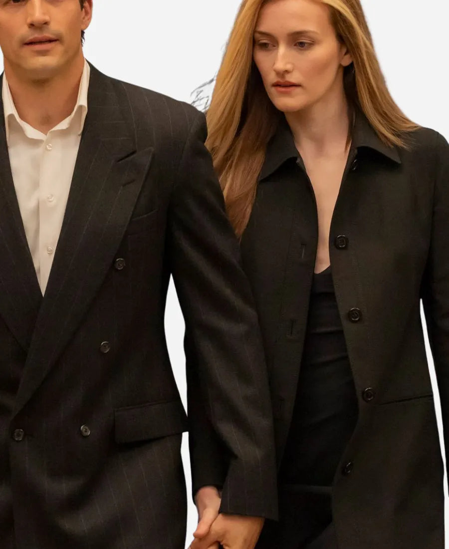 Carolyn Bessette Love Story Black Coat