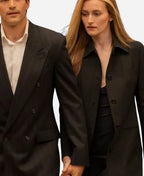 Carolyn Bessette Love Story Black Coat