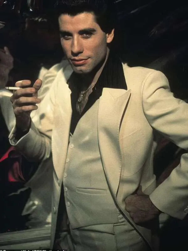 John Travolta Saturday Night Fever White Suit