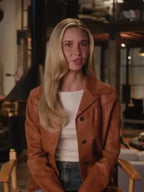 Scream-7-Isabel-May-Brown-Leather-Jacket