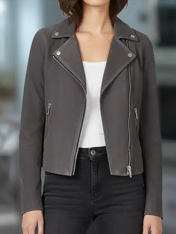 Scream-7-Neve-Campbell-Grey-Suede-Jacket-Closure-View