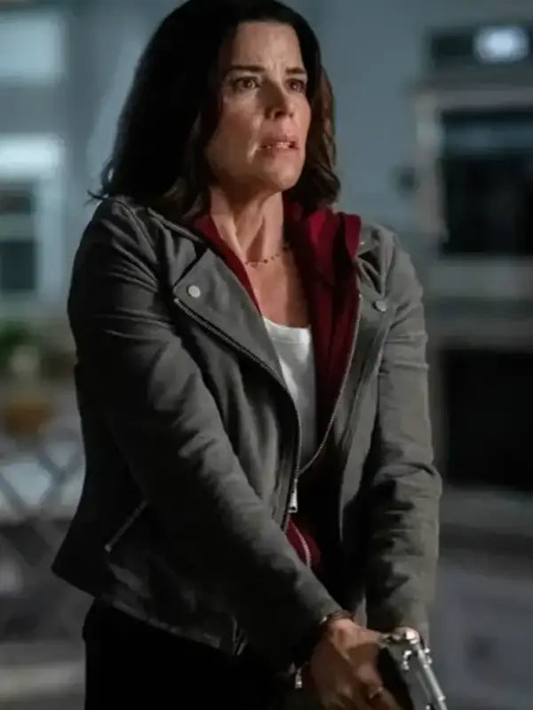 Scream-7-Neve-Campbell-Grey-Suede-Jacket-Side-View