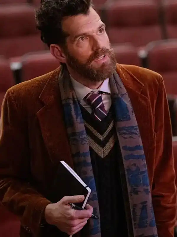 Scream 7 Timothy Simons Brown Corduroy Blazer