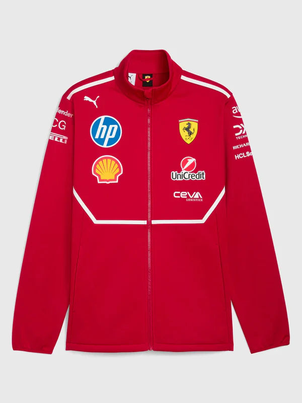 Puma Scuderia Ferrari F1 2025 Team Softshell Jacket Red