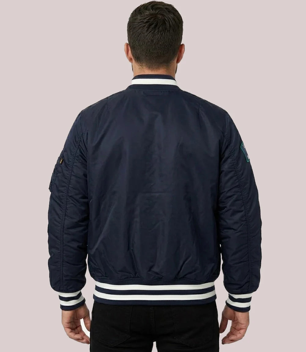 Seattle-Mariners-Leonard-Williams-New-Era-x-Alpha-Industries-Opening-Day-Bomber-Navy-Jacket