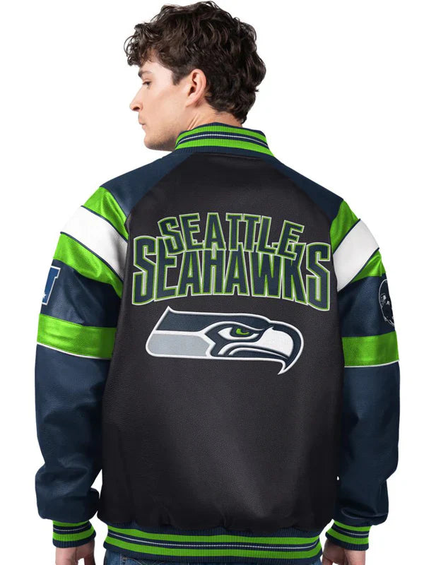 Seattle Seahawks Leather Jacket