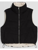 Secret Lives of Gypsy Wives Tina Temple Women's Black and White Gilet