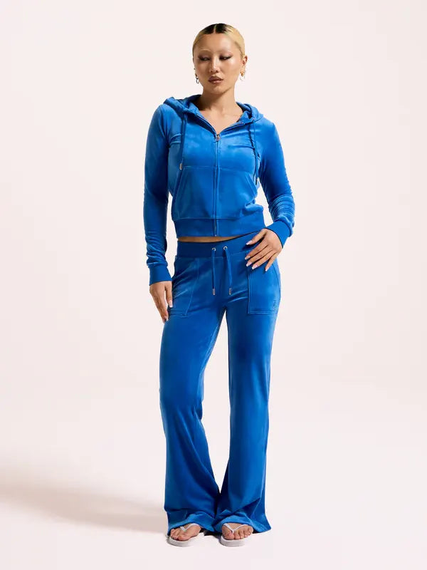 Secret Lives of Gypsy Wives Trewley Precious Blue Velour Hoodie