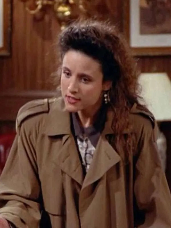 Seinfeld S02 Elaine Benes Brown Coat