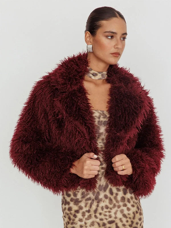 Selfie-Leslie-Fur-Jacket-Burgundy
