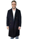 Seth Rogen The Invite 2026 Black Wool Coat