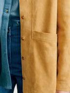 Sezane Suede Jacket Sale