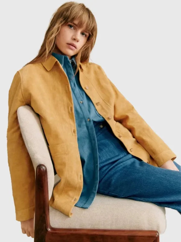 Sezane Suede Jacket