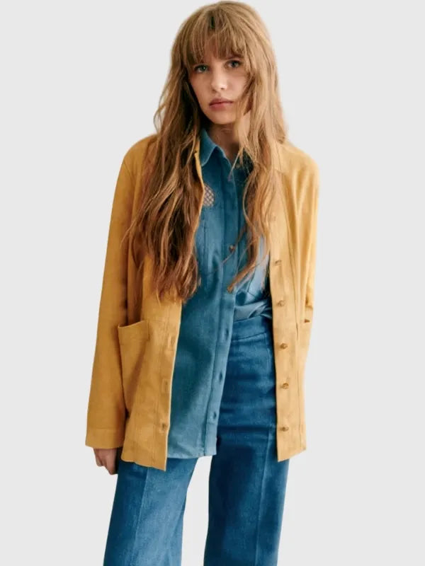 Sezane Suede Jacket
