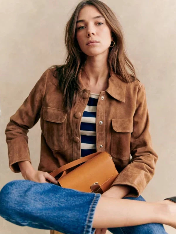 Sezane_Suede_Jacket_Women_For_Sale