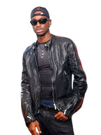 Shai Gilgeous Alexander Black Leather Jacket