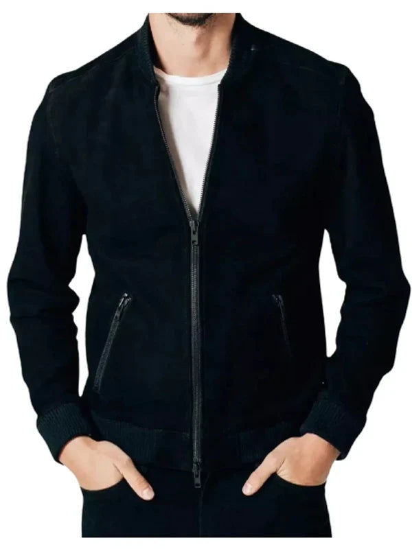 Shane Black Suede Leather Jacket