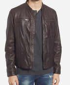 Dwayne Pride NCIS Origins S02 Brown Jacket