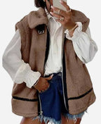 Sherry Cola Wild Vacation Rentals 2026 Fuzzy Fleece Vest