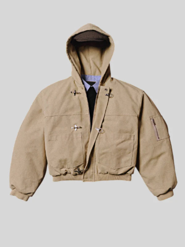 Shinzo-Canvas-Clasp-Bomber-Jacket-Beige