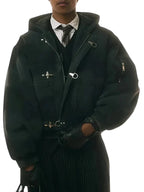 Shinzo-Shige-15oz-Canvas-Clasp-Bomber-Jacket-Black