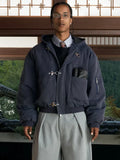 Shinzo-Shige-15oz-Navy-Canvas-Clasp-Bomber-Jacket