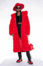 Akira-Red-Faux-Fur-Coat