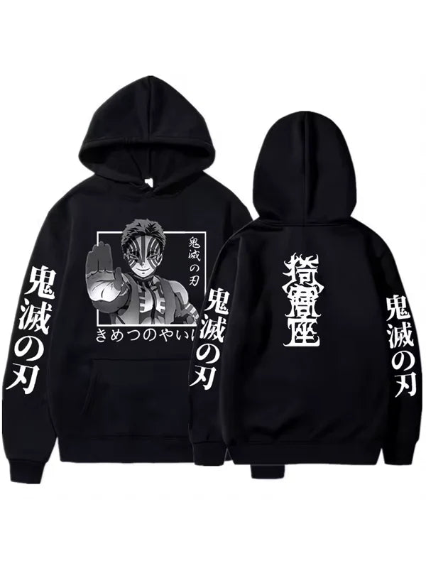 Shop Demon Slayer Hoodie Akaza