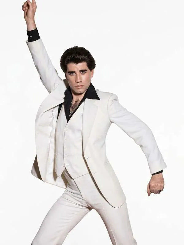 John Travolta Saturday Night Fever White Suit