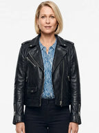 Sian Brooke Trying S05 Black Leather Jacket