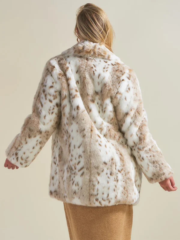 Siberian-Ivory-Leopard-Faux-Fur-Collared-Coat-back