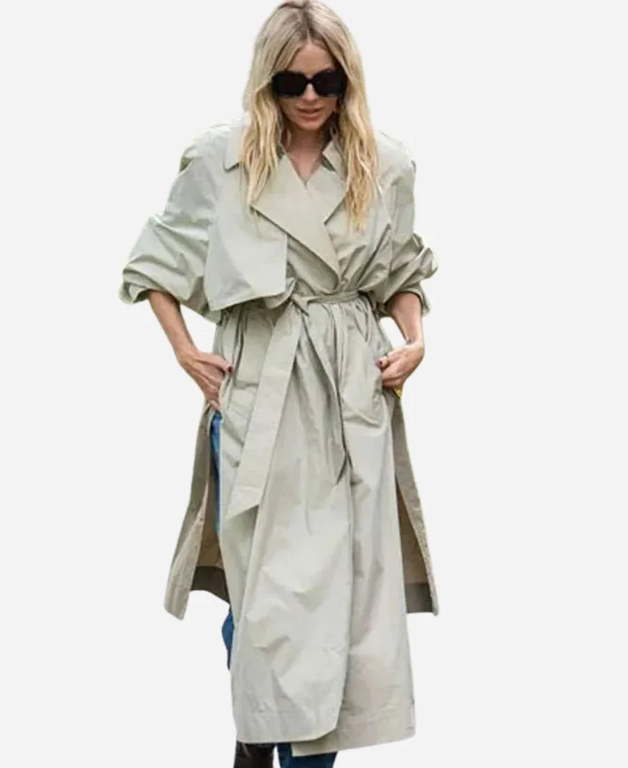 Sienna Miller Mango Trench Coat