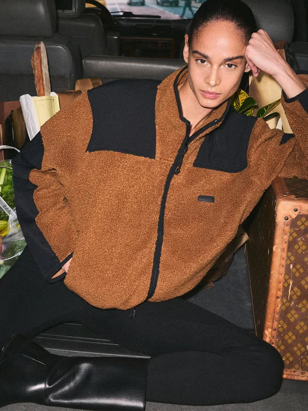 Skims Brown Teddy Jacket
