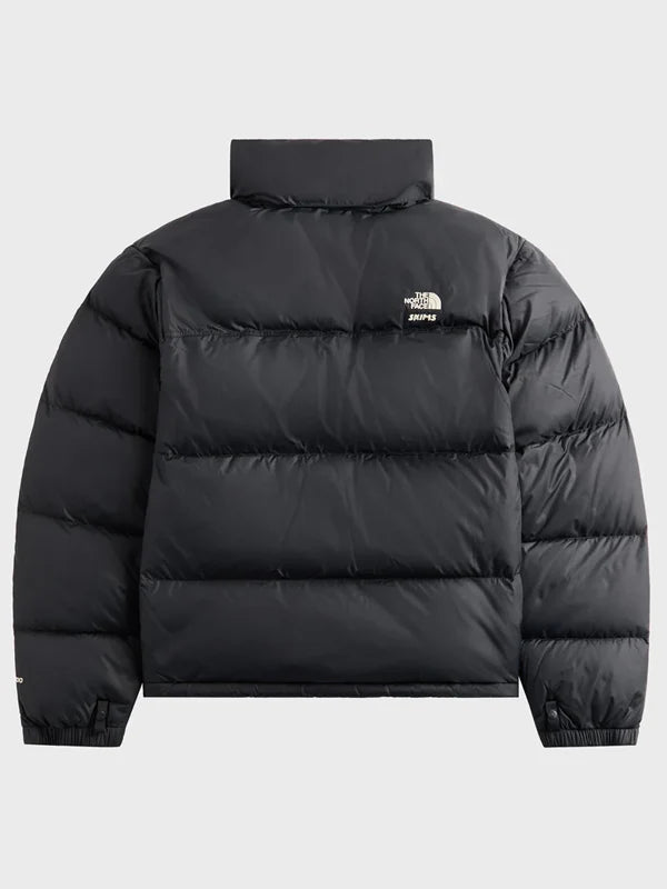 Skims-North-Face-Black-Jacket-Back-View
